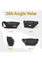 2L Alps Fanny pack | Waist bag | Crossbody (Black) - 3