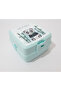 حاوية غداء مقاس 13 × 13 × 9 سم صندوق غداء منقوش لحفظ الطعام للمدرسة - 3