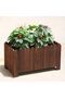 FFD Rectangular Wooden Planter Box – Versatile Indoor & Outdoor Flower Pot for Plants, Suc - 3
