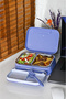 2 Compartment Stainless Steel Lunch Box - Food Storage Container - Lunch Box Mermaid - 3