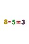 3D Printing Colorful Mathematics Learning Set (Numbers and Operation Symbols 0-10) - 3