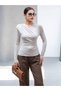 Shoulder Pleat Side Gathered Blouse - 6