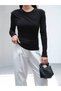 Shoulder Pleat Side Gathered Blouse - 3
