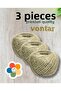 3 Pieces of Straw Jute Rope, Linen Rope, Wicker Rope, Rope Rope, Sack Rope (Average 100 Meters)