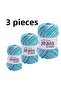 Yarn Art Jeans Crazy Knitting Yarn 7204 Punch Yarn 3 Pack