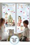 Cute Rabbits' New Year's Day Glass, Wall Sticker