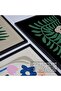 طقم طاولة مكون من 4 قطع بإطار أسود D-005 - 2