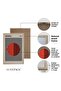 Natural Wooden Framed 3-Piece Painting Set Hpn107 - 3