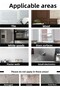 5 Meters Kitchen Cabinet Covering Marble Look Self-Adhesive Foil Table Shelf Covering Paper - 6