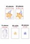 Sleepy Stars Kids Baby Room-Nursery Self-Adhesive Mega Size Sticker Set - 5