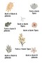 Leaf Themed Kids Room Sticker Set - 2
