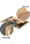 One Piece Wooden Frame Look Dog Printed Mdf 48X33 cm Painting - Model 37 - 2