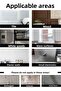 Marble Patterned Adhesive Countertop Foil 3 Mt.X 60 cm Kitchen Cabinet Table Countertop Shelf Covering Paper - 5
