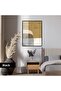 هاريكابيريف | استرخاء |   نموذج تجريدي متعدد الألوان | طاولة زجاجية مقوية بإطار واحد عمودي