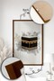 3 Piece Brown Real Wood Framed Painting Set - Model 15 - 5
