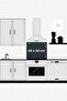 Stove Back Glass Protector, Countertop Built-In Back Protector, Heat Resistant, Spices Decorative Glass - 7