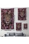 Wild Leopard Among Pink Flowers Decorative Wall Cloth - Rug-6195 - 3