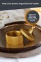 Jewelry Box Jewelry Organizer Box with Lid Jewelry Organizer Gold Color Model 10 - 3