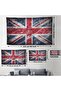 England Flag Rustic Canvas Wall Cloth-Carpet, Home and Office Decor-5392 - 3