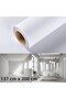 White Matte Wall Covering and Wall Printing Foil 137X200Cm