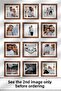 12 قطعة إطار 20x20 - إطار مربع - إطار Kemenç MDF - مجموعة إطارات صور متعددة - 7