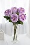Artificial Luxury Wet Peony 45 cm Lilac