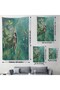 Wall Cloth Walking with Canoe Under the Lilies - Rug-6163 - 3