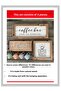 Coffee Bar Coffee Corner with Cup Hanger Wall Decoration and Kitchen Ornaments, Wooden Board Set - 2