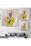 Comic Hero Swallows Her Coffee Pop Art Canvas Wall Cloth-Carpet-5066 - 3