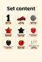 Racing Car Themed 1 Year Old Birthday Set Red & Black |   37 Piece Ready Package - 3