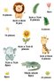 Forest Animals Themed Kids Room Sticker Set - 2
