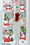 Cute Christmas Cats New Year Glass Door Wall Sticker Set
