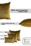 Mustard Yellow Velvet (Babyface) Throw Pillow Cover - 2