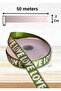 Grogren Fabric Green Ribbon 2 cm X 50 m Love Multi-Purpose Ribbon for Crafts, Packaging, Diy, Decoration