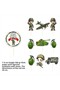 Soldier Concept Birthday Cake Decoration 10 Pcs - 2