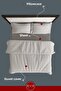 Satin Striped Double Luxury Duvet Cover Set 200X200 cm - 2