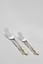 Adriana gold satin 12-person 84-piece boxed cutlery set - 7