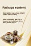 Gold Porcelain Cup Set with Tray Groom Coffee-Word Engagement Turkish Coffee Coffee Cup - 2