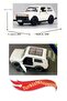 Metal 1:36 Scale Pull Drop Three Doors Open Steel Car
