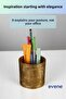 Pen Holder Desk Pen Holder Organizer Pen Holder Gold Antique Color Model 82 - 5