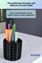 Pen Holder Desk Pen Holder Organizer Pen Holder Black Color Model 91 - 2