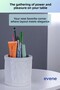 Pen Holder Desk Pen Holder Organizer Pen Holder White Color Model 76 - 2