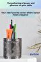 Pen Holder Desk Pen Holder Organizer Pen Holder Silver Antique Color Model 82 - 2