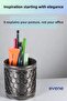Pen Holder Desk Pen Holder Organizer Pen Holder Silver Antique Color Model 81 - 5