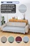 Seat Cover 115X210 cm Sofa Sofa Bed Duvan Armchair Cover Cotton Washable Plain Shawl - 3