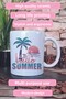 كوب هدية مطبوع عليه Hello Summer Retro - 2