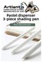 12 Colors Pensil Pastel Paint 25X35Cm Ring Binder Spralied Painting Notebook Pastel Dispensing Pen 15 Sheets Resi - 5