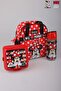 New Season Licensed Minnie Mouse Lunch Bag, Lunch Bag and Tritan Bottle 500 ml with Dekomus