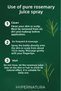 Fresh and Pure Rosemary Water Anti-Hair Loss and Fast Hair Growth Supporting Hair Tonic 150 ml - 4