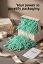 Premium Crinkle Paper Filler – 500 Gr |   Green |   Aesthetic Packaging |   Protective Wrapping Paper - 5